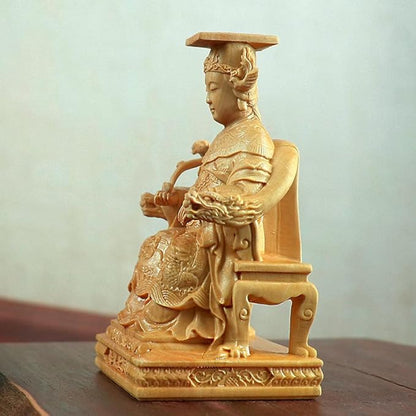 Garden Ornaments Decor Statue Outdoor,Statue Stunning Home Garden Ornament Sculpture Decoration Statues and Figurines Boxwood woodcarving, Home Decoration, car Jewelry, Craftsmanship
