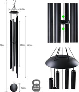 ASTARIN 74 Inch Extra Large Wind Chimes for Outside, Wind Chimes Outdoor Deep Tone,Windchimes Outdoors for Patio, Garden, Porch, Yard