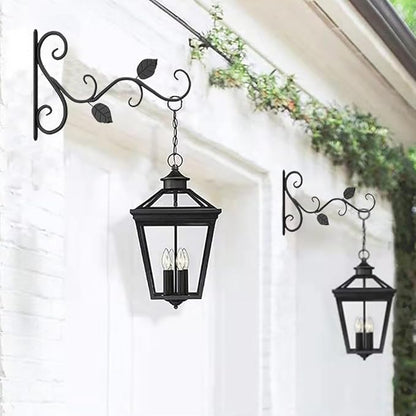 Kaxich 2 Pack Hanging Plant Hook, Metal Plant Bracket Wall Hooks Wall Mount Plant Hangers Indoor for Plants, Lanterns, Pot, Wind Chimes, Planter and Hanging Baskets