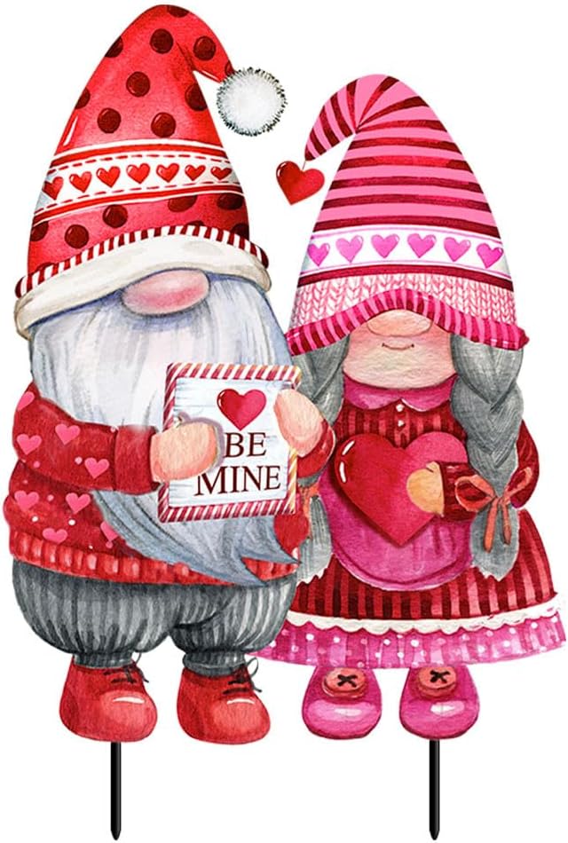 Briarwood Lane Valentine's Gnomes Metal Art
