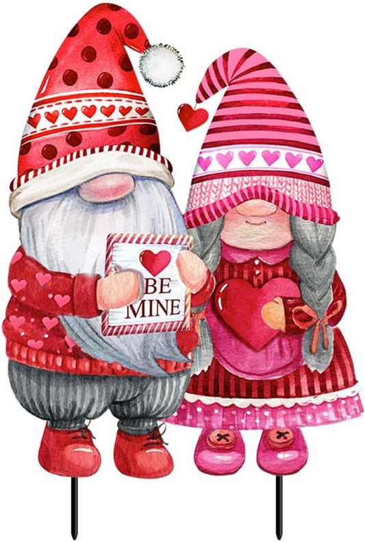 Briarwood Lane Valentine's Gnomes Metal Art