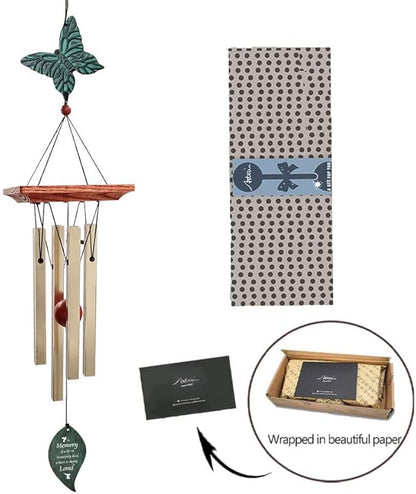 ASTARIN Memorial Custom Wind Chimes for Loss of Loved One, Wind Chimes for Patio Yard Decor, 24'' (Condolences-3)