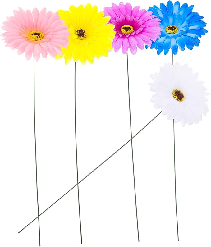 Levemolo 5pcs Decorative Garden Stakes for Outdoor Pathway and Patio Decor Lawn Adornment for Housewarming and Mother Day