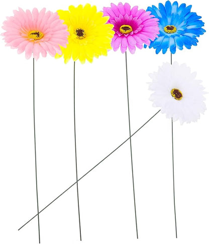 Levemolo 5pcs Decorative Garden Stakes for Outdoor Pathway and Patio Decor Lawn Adornment for Housewarming and Mother Day