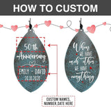 ASTARIN Personalized 20th 50th Anniversary Wind Chime, Happy Anniversary Wedding Valentine's Day Gift for Wife Women Sister, Golden Keepsake Decorations for Parents Couples(Produced in USA)
