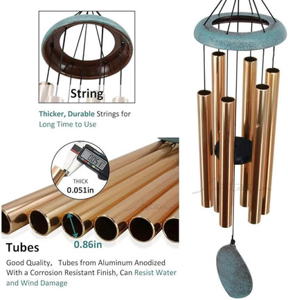 ASTARIN Personalized Retirement Wind Chime, Retirement Gifts Outdoor Wind Chimes, Retirement Gifts for Women, Teachers, Coworkers, Nurses, Bosses(Produced in USA)