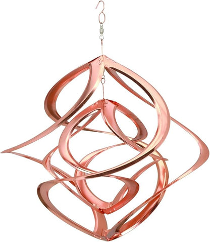Red Carpet Studios The Original Cosmix Deluxe Helix Wind Spinner, Large 20-Inch, Double Copper