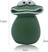 Garden Frog Statue Outdoor Decor – Waterproof Resin Frog Sculpture, Hand-Painted Frog Garden Statue for Patio, Lawn, Yard, Balcony or Porch, Cute Frog Figurine Garden Decor Gift for Garden Lovers