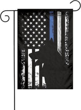 American Police Dog Garden Flag Police K9 Flag Double Sided Vertical 12×18 Inch Banners Double Sided For Lawn Patio Yard Garden Home Outdoor Decor -2