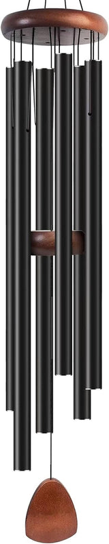 Bursvik Wind Chime for Outside Deep Tone, 55 inch Large Wind Chimes, 6 Heavy Duty Tubes Aluminium Metal Extra Large Wind Chimes, Decoration for Garden, Patio, Yard, Gift for Mother's Day