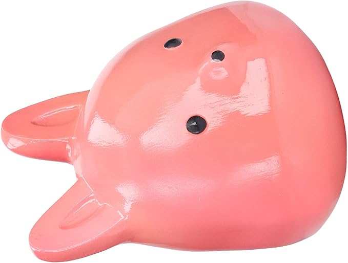 plplaaoo Garden Statues Outdoor Decorations Cute Red Animal Shape Durable Resin Art Sculpture for Yard Lawn Ornaments Home Pendant 11.4 Inch 1737g