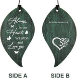 ASTARIN Memorial Custom Wind Chimes for Loss of Loved One, Wind Chimes for Patio Yard Decor, 24'' (Condolences-2)