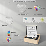 Friendship Sun Catcher Birthday Gifts, for Women， Friendship Keepsake Crystal Suncatcher, Forever True, Forever Friends, of Her Friends or Bestie Sisters, for Window, Garden Decor