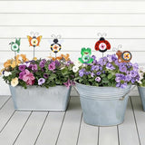 hogardeck Garden Decor for Outside, Metal Animal Pinwheels Decorative Garden Stakes for Spring Decor, Colorful Wind Spinners for Yard Art Outdoor Lawn Porch Pathway Decorations (HGMD-2249)