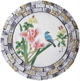 GZHERVICES Garden Stepping Stones for Landscaping Arrangements, Lawn Stepping Stones for Gardens, Outdoor Decorative Accents, Handcrafted Outdoor Lawn Pathway Ornaments(Multi-Colored-A)