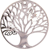 LONGSHENG - SINCE 2001 - 10pcs Silver Tree of Life Hanging Suncatcher DIY Metal Parts Hand-Crafts Pendant Ornament Drop