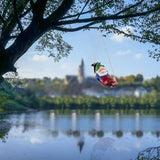 Gnomes Yard Decorations Outdoor Cute Resin Hammock Gnome Hanging Statues Garden Decor Backyard Art