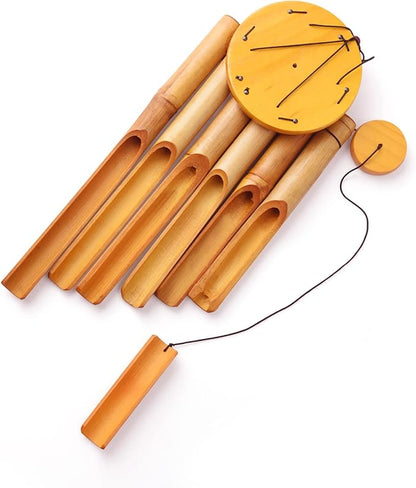 Rdutuok 32" Bamboo Wind Chimes Memorial Gifts for mom Handcrafted Wooden Wind Chimes with Melody Deep Tone for Ourdoor & Indoor,Garden, Yark,Patio and Home Déco