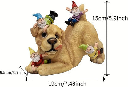 Outdoor Decorations for Yard Outdoor Statue Resin Yard 19x9.5x15cm Perfect for Garden Outside Spaces Durable Outdoor Garden Statues for Yard Whimsical Decor