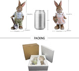 Bunny Decor,Yard Decorations Outdoor Statues Bunny Figurines for Home Garden,Outdoor Statues Easter Rabbit Figurines Mom Grandma Gifts