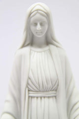 Vittoria Collection 12" Our Lady of Grace Virgin Mary Madonna Blessed Mother Religious Catholic Italian White Statue Sculpture Figurine Figure Made in Italy Indoor Outdoor Garden
