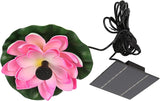 Solar Powered Lotus Fountain Pump Floating Water Feature 1.4W Solar Panel for Fish Pond Garden Patio Birdbath Enhances Aesthetics Increases Oxygen Promotes Wildlife Habitat