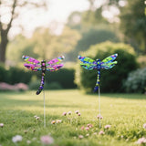 A Set of Adorable Wrought-Iron Garden planters is Suitable for Various Places Such as patios, courtyards, corridors, etc. (Dragonfly)