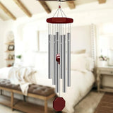 Wind Chimes for Outside, Wind Chimes Outdoor Deep Tone with 6 Metal Tubes and Hook, Memorial Windchimes Home Outdoor Decor for Garden, Patio, Yard