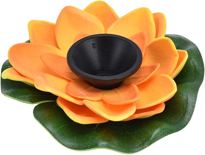 Solar Powered Fountain Water Pump, Floating Mini Solar Fountain with 4 Spray Styles, 16cm Diameter - Environmentally Friendly, Easy Setup, Ideal for Birdbaths Garden Ponds (Lotus 1)