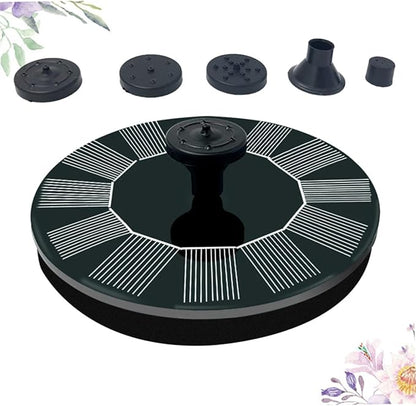 FAVOMOTO Solar Floating Fountain Solar Powered Mini Water Fountain for Garden and Bird Bath Automatic Operation Cute Design Efficient Water Circulation Durable Material