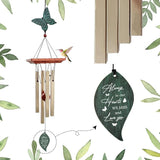 ASTARIN Memorial Custom Wind Chimes for Loss of Loved One, Wind Chimes for Patio Yard Decor, 24'' (Condolences-2)