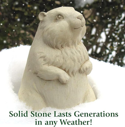 Carruth Studio Saint Francis Statue - St. Francis Blesses The Animals, Outdoor Garden Wall Plaque, Free Standing or Hanging 9" Handcrafted Stone Sculpture