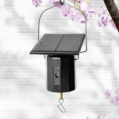 Solar Wind Spinner Motor - Revolving Solar Energy Operated Motor Rotating for Garden Spinners, Windchimes, Suncatchers, Outdoor Hanging Display Motor for Lawn Patio Decor Yard Art Decoration