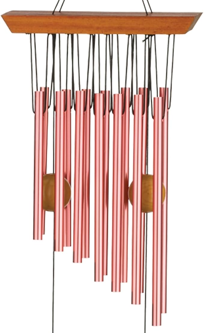 Regal Art & Gift Garden Kyoto Wind Chimes - Outdoor Decorative Metal Hanging Chime - Relaxing Sound for Yard, Patio, Porch or Garden - Rectangle