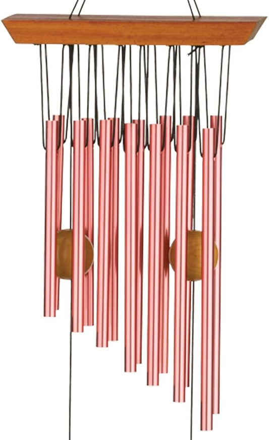 Regal Art & Gift Garden Kyoto Wind Chimes - Outdoor Decorative Metal Hanging Chime - Relaxing Sound for Yard, Patio, Porch or Garden - Rectangle
