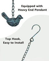 Sun and Moon Decorative Rain Chain, 8.5 Ft Rain Chains for Gutters, Metal Garden Decor Rain Chime, Functional Replacement Catcher Chains for Outside Downspouts, Rotational Sun Face Design