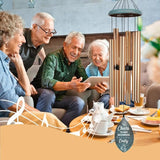 ASTARIN Personalized Happy Retirement Gift, Produced in USA Retirement Wind Chimes for Women Men, 35" Large Deep Tone Wind Chime Retire Gifts for Teacher Co-Workers Boss Husband Friends Parents