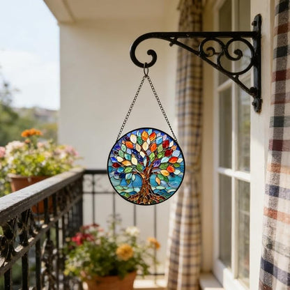 Stained Glass Window Hanging,suncatcher Stained Glass kit,Stained Glass Ornament, Garden suncatchers for Windows Hanging,Window Decor or Indoor,Gifts for Women, Lovers, Couple, Friends
