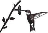 Steel Branch Bird Flowers Art Garden Decoration Outdoor Metal Tree Garden Stakes Shadow Sculpture Home Decor