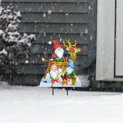 Briarwood Lane Happy Holiday Gnomes Metal Art