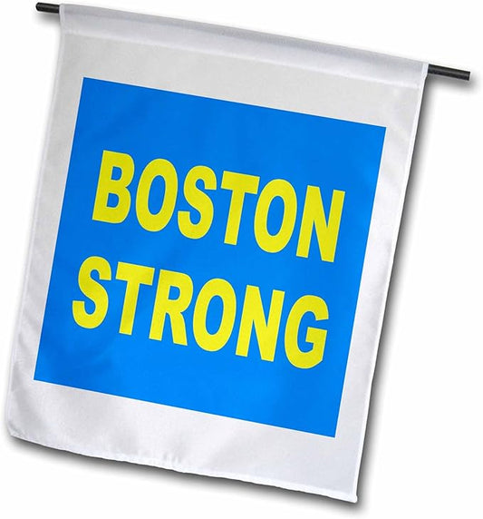 3dRose fl_113689_1 Boston Strong Garden Flag, 12 by 18-Inch
