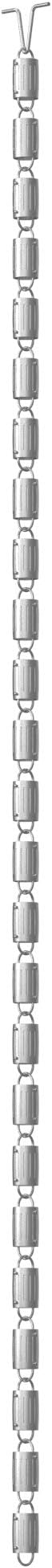 Rain Chains Direct - Barrel Rain Chain - 8.5 FT - Durable Milled Aluminum - Premium Rain Chains for Gutters