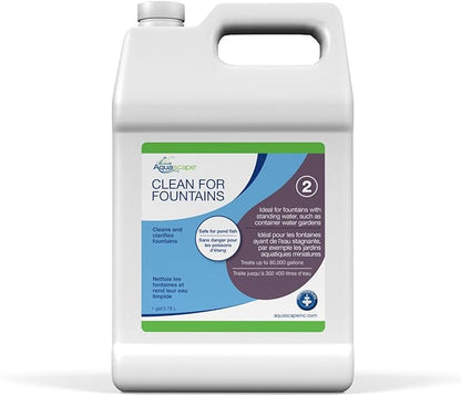 Aquascape Clean Water Treatment for Fountains, Waterfalls, Container Water Gardens and Other Features with Standing Water, Promotes Clean and Clear Water Conditions, 1 Gallon / 3.78-L | 96080