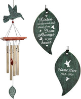 ASTARIN Personalized Wind Chimes Outdoor Deep Tone,Customized Memorial Wind Chimes Large, Large Deep Tone Wind Chimes Outdoor for Garden Hanging Décor,Sympathy Gifts