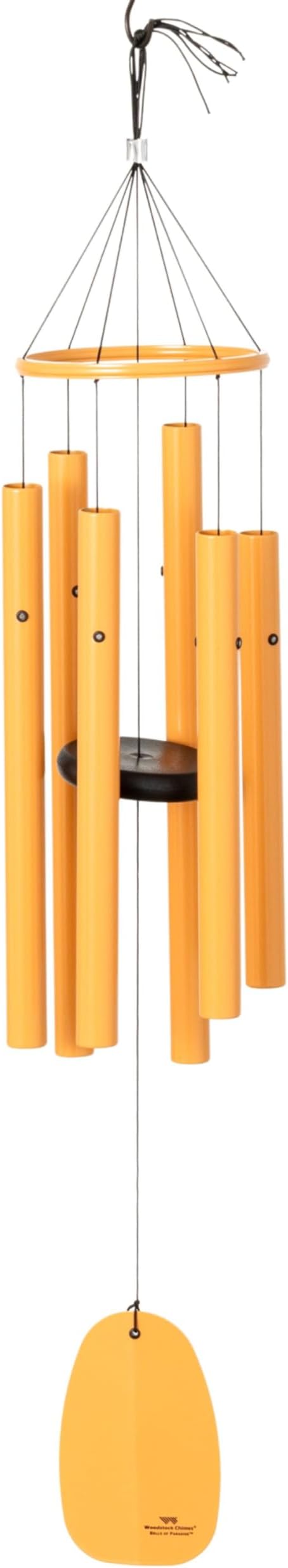 Woodstock Chimes Bells of Paradise Medium 32" Apricot Wind Chime for Outside, Outdoor Memorial Gift, Wind Chimes for Backyard, Porch, Garden Patio Decor BPMAP