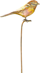 Ancient Graffiti AG-1307 Flamed Bird Garden Stake, 6.5 by 1 by 29", Multi-Colour