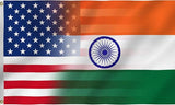 Indian American Combination Flag 3X5FT, Double Sided 3Ply, US India Flags, Men Women Banner,Vibrant Colors, Double Stitched with 2 Brass Grommets, Bar Garden Street Decoration, GYM, Office Decor,Indoor Outdoor Use,Gifts. (US-IN-Z, 3x5ft3ply)