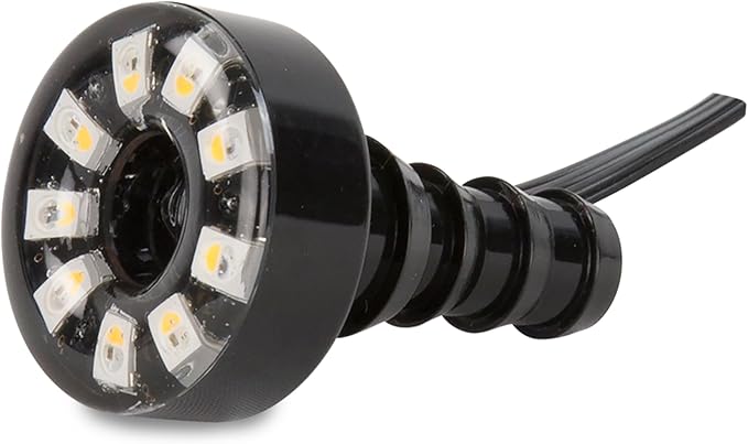 Aquascape Warm White LED Fountain Accent Light for Outdoor Water Fountains & Water Features, Submersible Pond Lighting, 84008