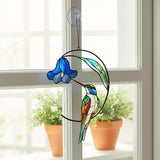 Hummingbird Gifts for Women, Hummingbird Sun Catcher for Window Hanging, Mothers Day for Mom Grandma Bird Lovers, Spring Suncatcher Garden Decor for Indoor Outdoor Windows(4)