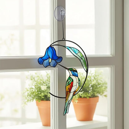 Hummingbird Gifts for Women, Hummingbird Sun Catcher for Window Hanging, Mothers Day for Mom Grandma Bird Lovers, Spring Suncatcher Garden Decor for Indoor Outdoor Windows(4)